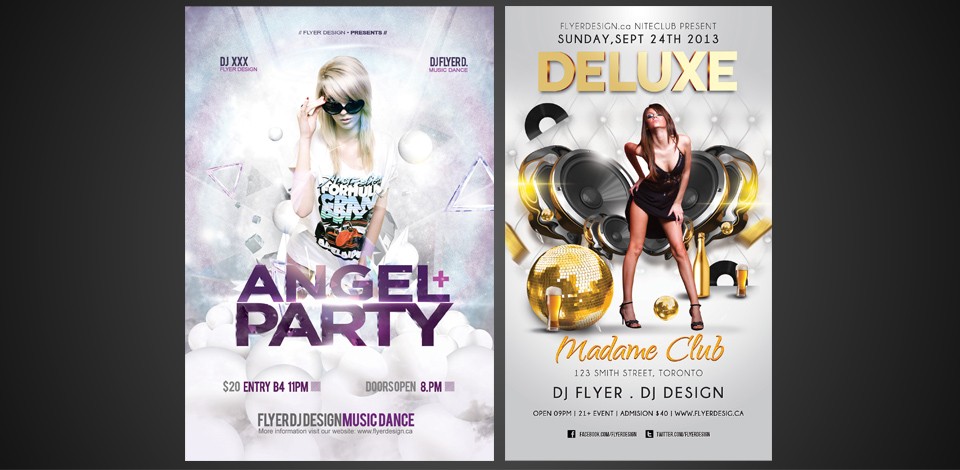 night club flyer design toronto event flyers burlington